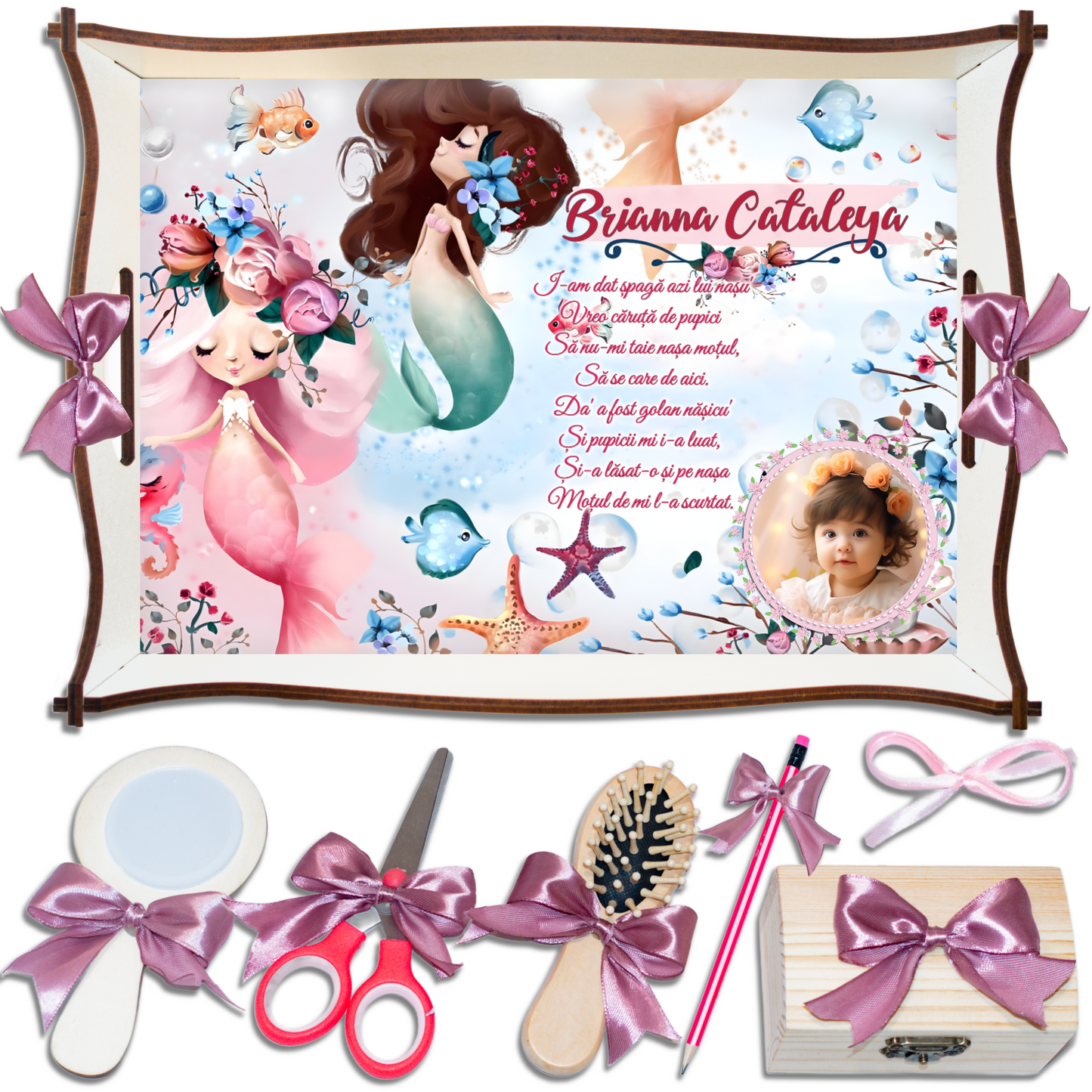 Sirene • Tavita de Mot Fete • Personalizata