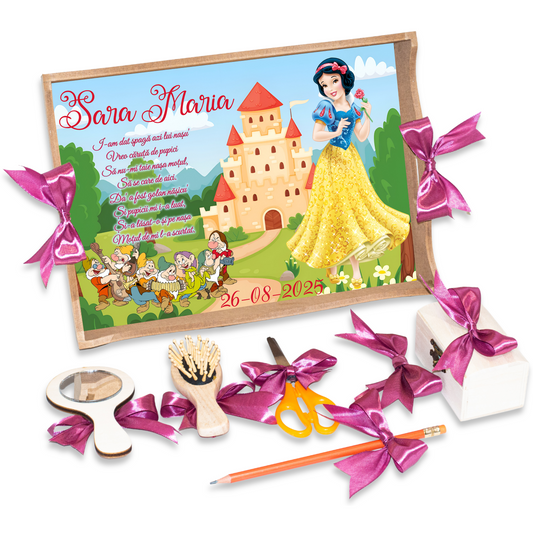 Alba ca Zapada • Tavita de Mot Fete • Personalizata