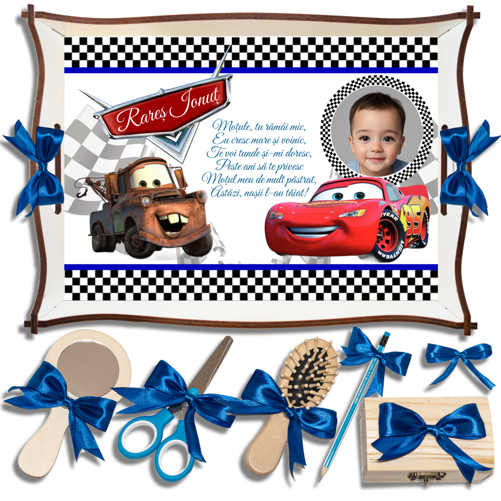 Cars Tavita de Mot Baieti Personalizata