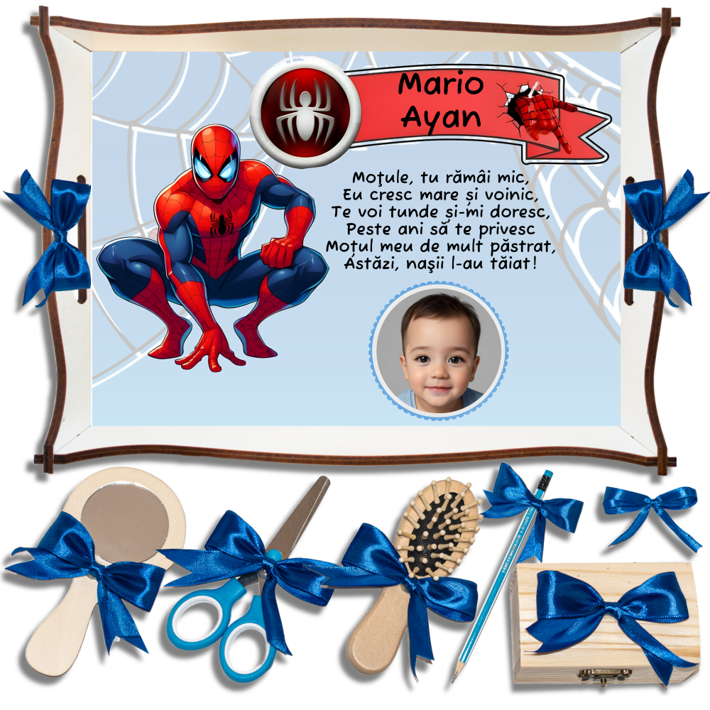 Spideman Tavita de Mot Baieti Personalizata