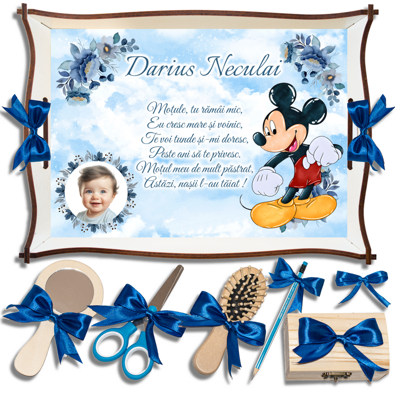 Mickey Mouse  • Tavita de Mot Baieti • Personalizata