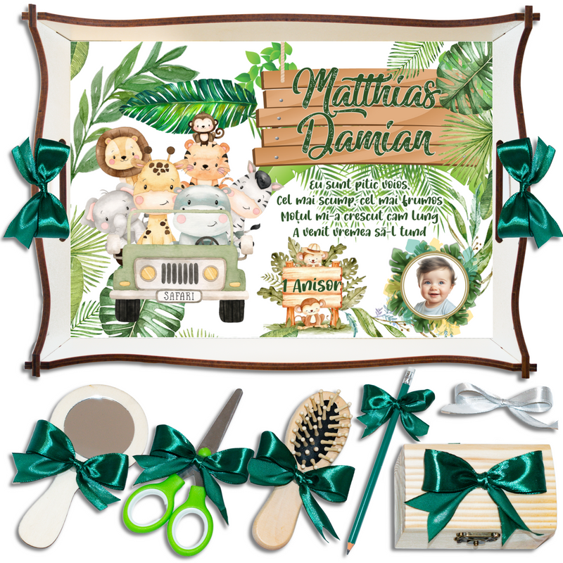Safari • Tavita de Mot Baieti • Personalizata
