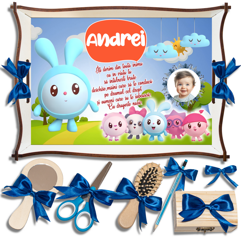 Baby Riky • Tavita de Mot Baieti • Personalizata