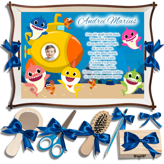 Baby Shark • Tavita de Mot Baieti • Personalizata
