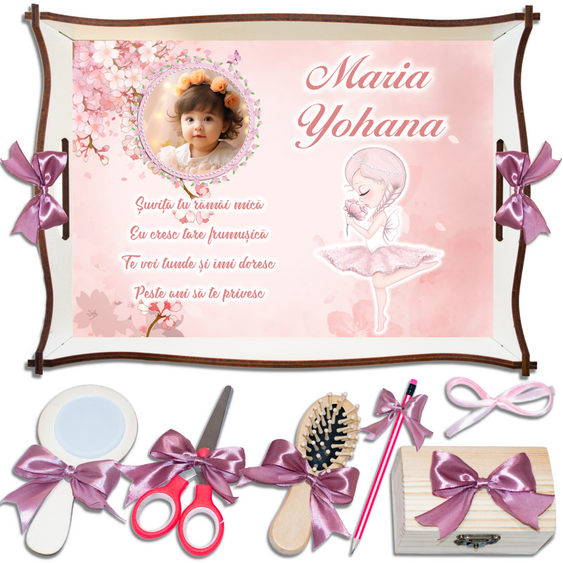 Balerina • Tavita de Mot Fete • Personalizata