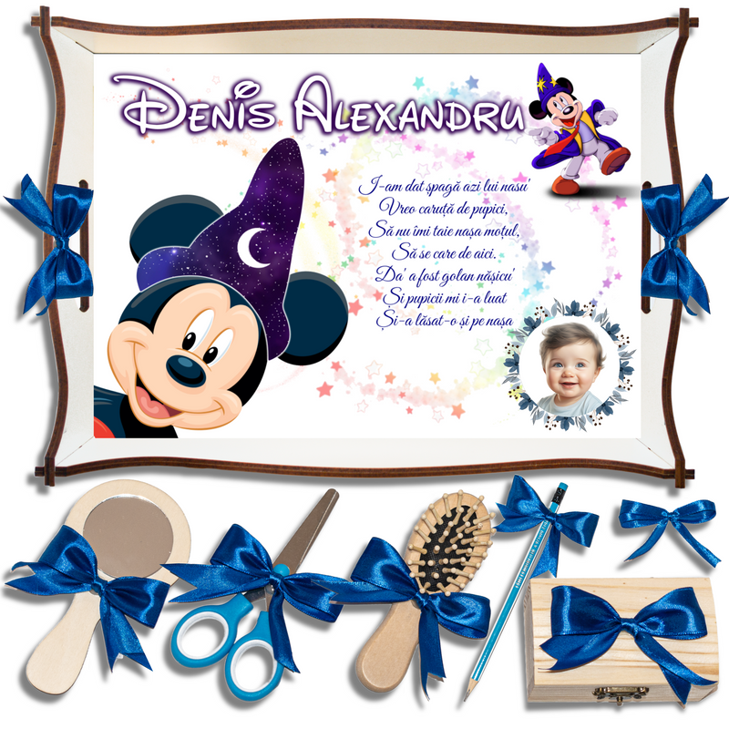 Mickey Mouse  • Tavita de Mot Baieti • Personalizata
