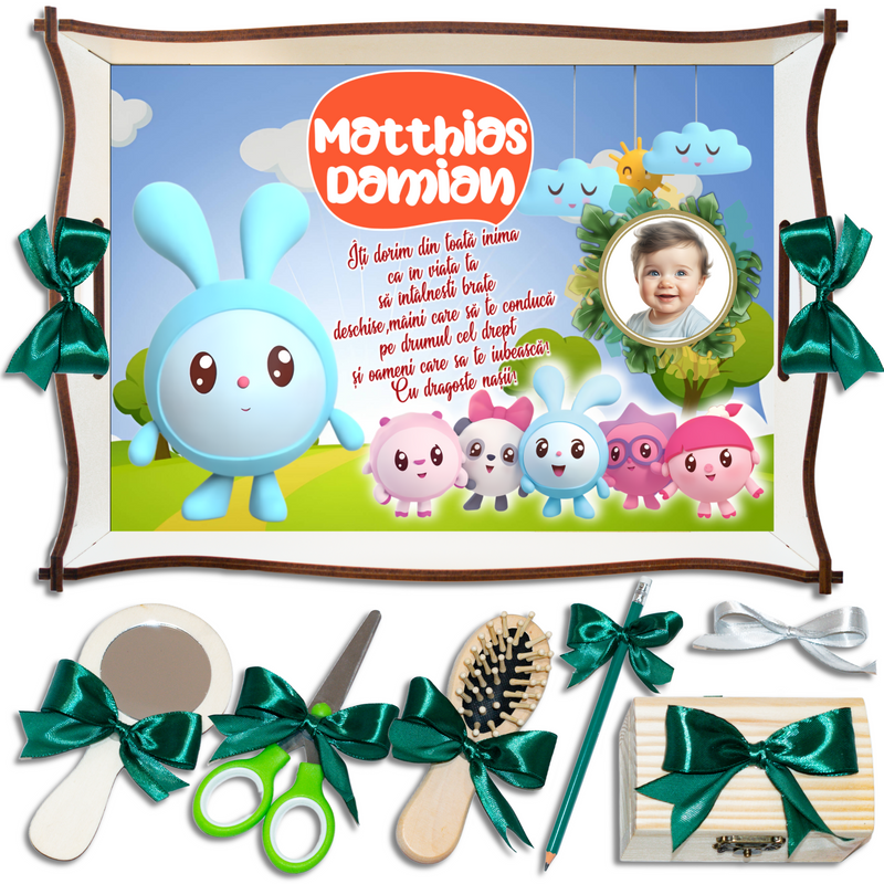 Baby Riky • Tavita de Mot Baieti • Personalizata