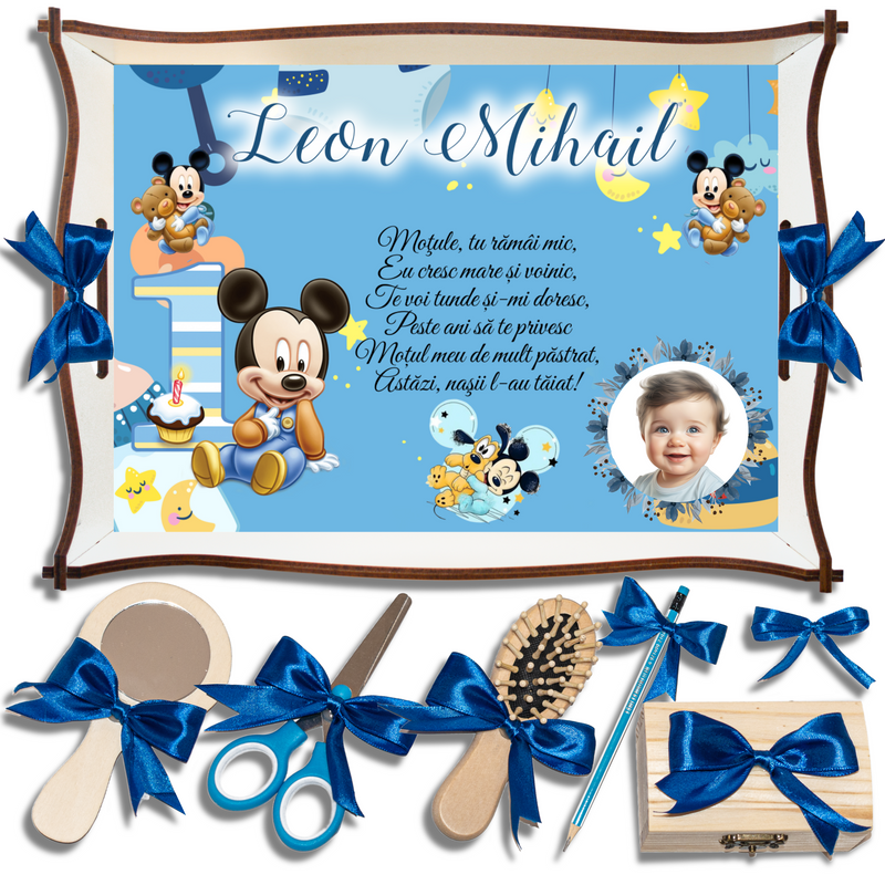 Mickey Mouse  • Tavita de Mot Baieti • Personalizata
