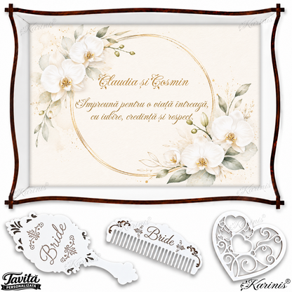 Tăviță de Mireasă Ivory Orchid M37