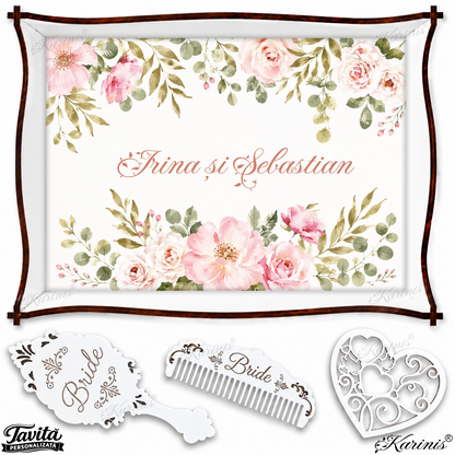 Tăviță de Mireasă Romantic Garden M53