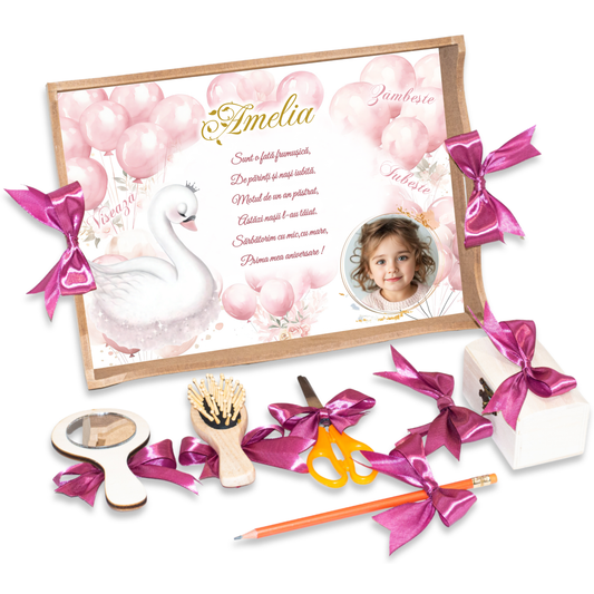 Lebada Tavita de Mot Fete  Personalizata