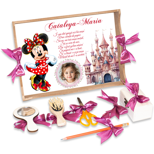 Minnie Mouse • Tavita de Mot Fete • Personalizata