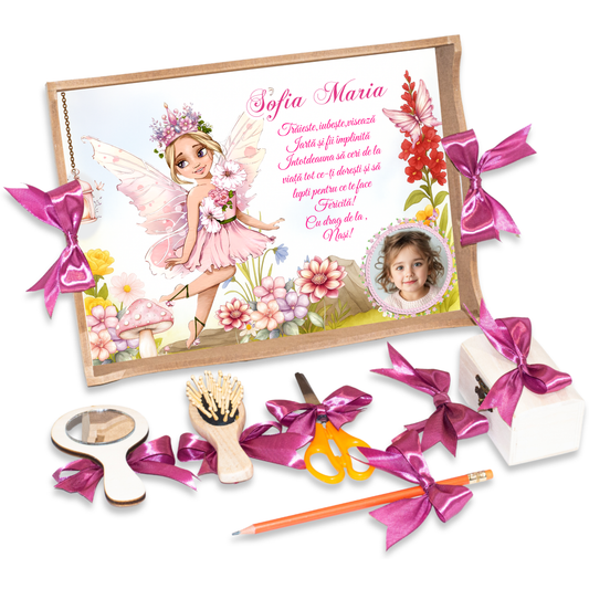 Zana Fermecata • Tavita de Mot Fete • Personalizata