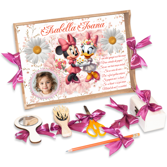 Minnie si Daizy Tavita de Mot Fete  Personalizata