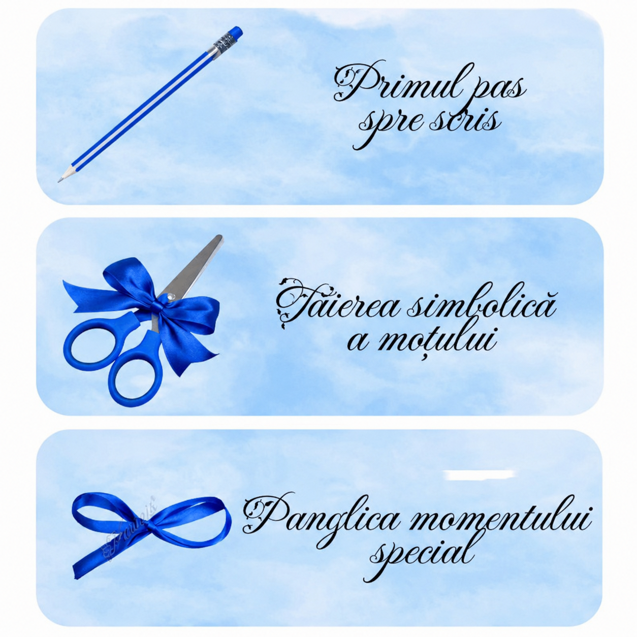 Set Mot Baiat Personalizat cu Tavita Ursulet Marinar, Far si Barca - Aniversare 1 An - Tăvița Personalizată