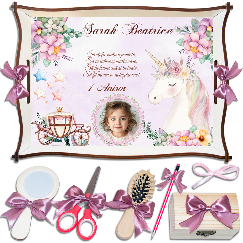 Unicorn • Tavita de Mot Fete • Personalizata