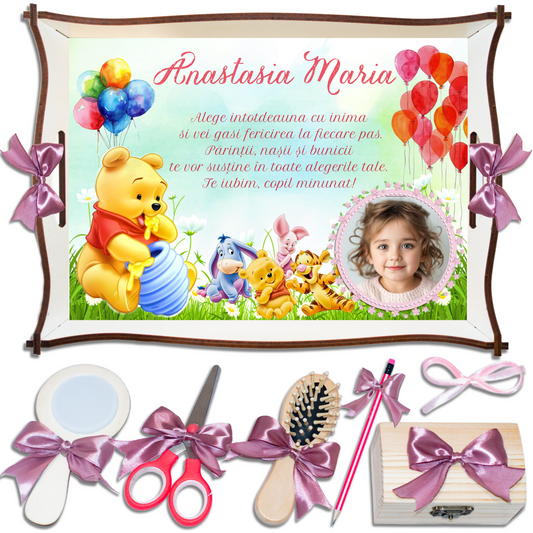 Winnie the Pooh Tavita de Mot Fete Personalizata