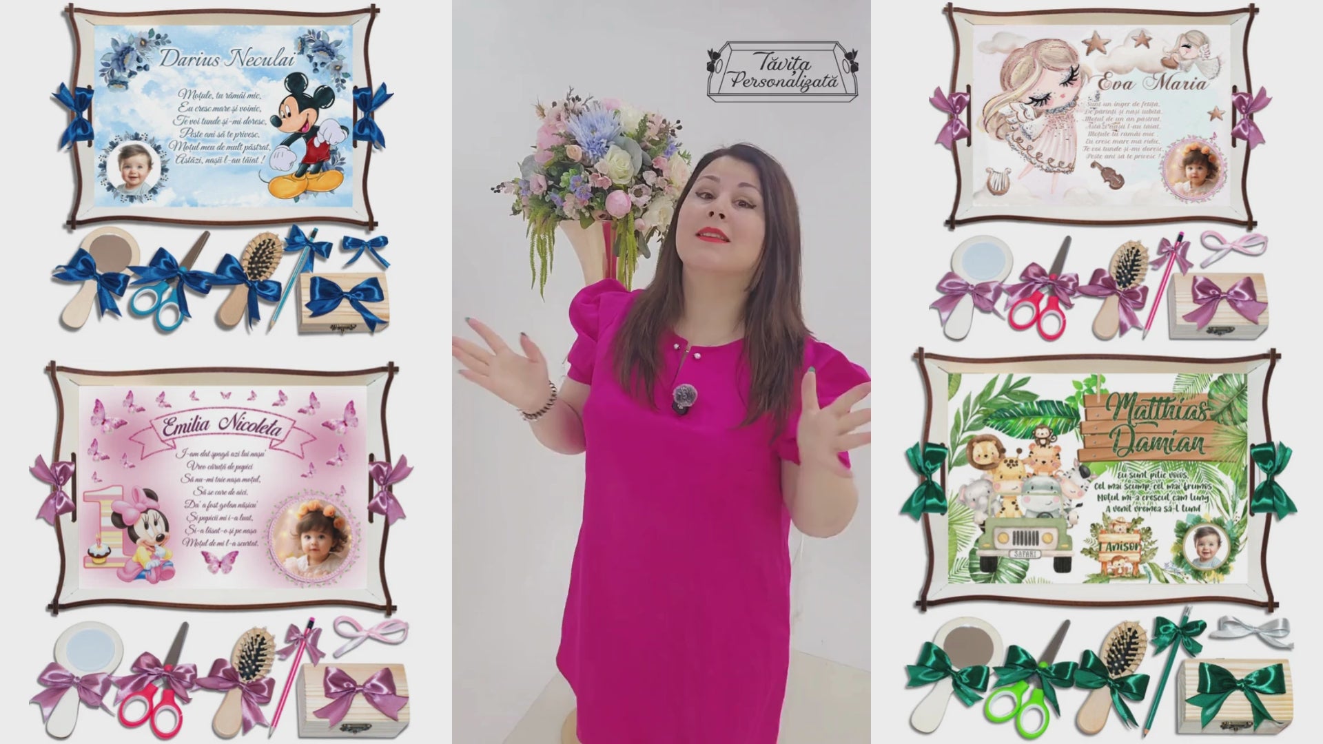 Încarcă clipul video: #tavitaDeMot #motBaby #tavitaPersonalizata #petrecere1an #amintiriFrumoase #tavitaTraditii #decorAniversare #cadouBebelusi #aniversareCopil #moțulDe1An