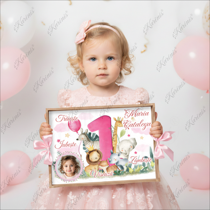 tava-taiere-mot-animalute-jungla-roz-perie-oglinda-cutiuta-suvita-handmade