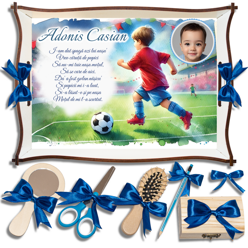 Fotbalist Tavita de Mot Baieti Personalizata