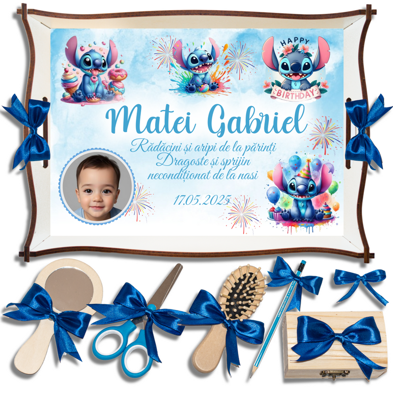 Stich Tavita de Mot Baieti Personalizata