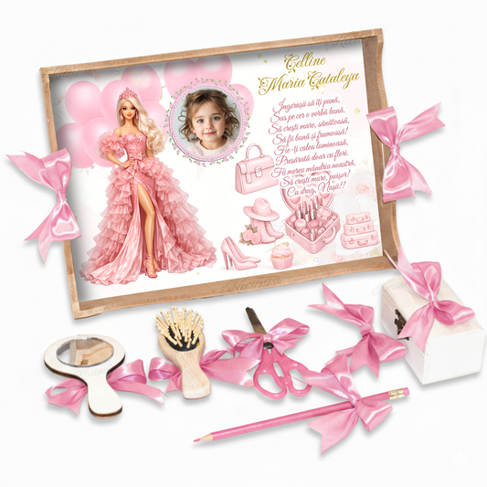 tavita-mot-barbie-fashion-doll-roz-personalizata-poza-set-aniversar-karinis